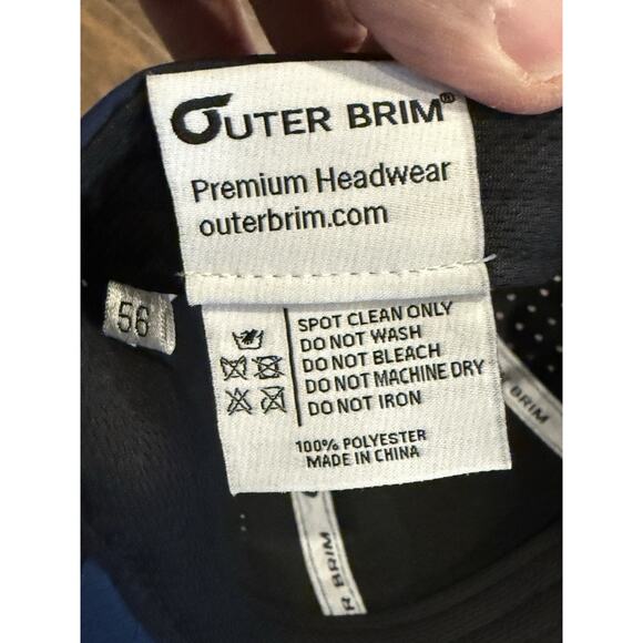 Johnson Brothers Garden Mens Navy Blue Patch Breathable Adjustable SnapBack Hat - Picture 8 of 8